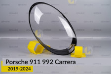Скло фари Porsche 911 992 Carrera (2019-2025) праве
