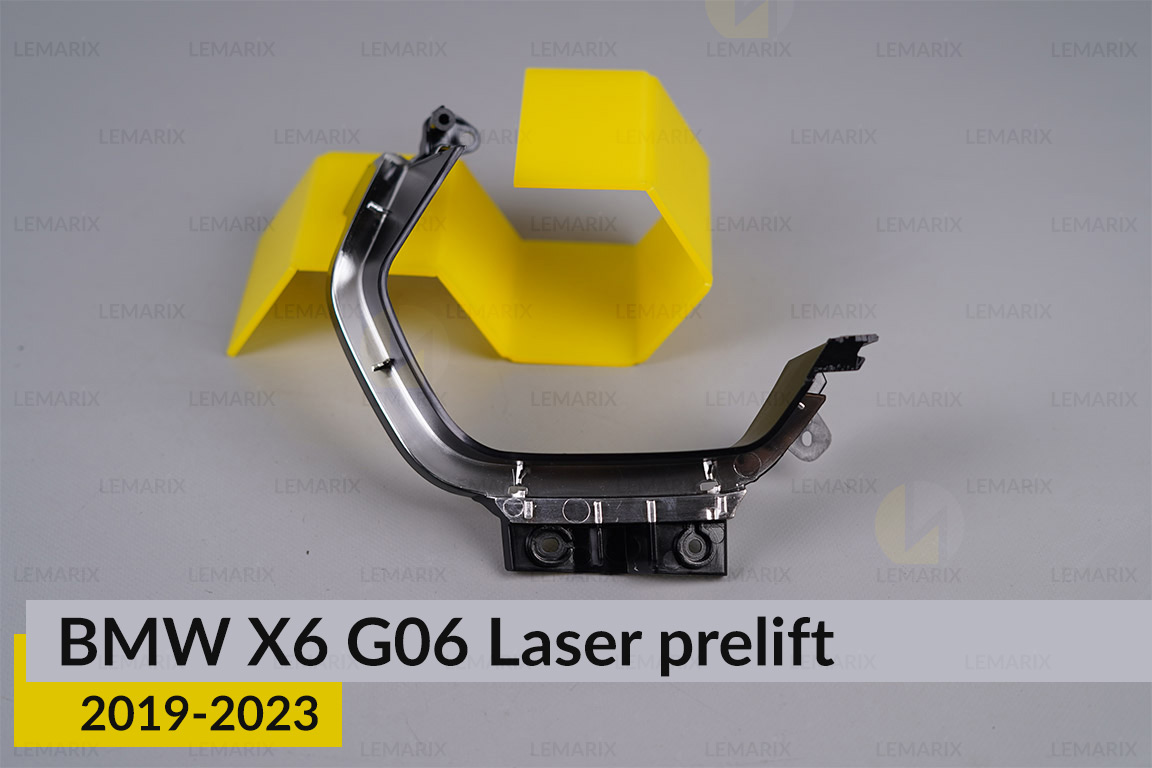 Декоративна маска під світловод лінзи велика BMW X6 G06 Laser (2019-2023) дорест права