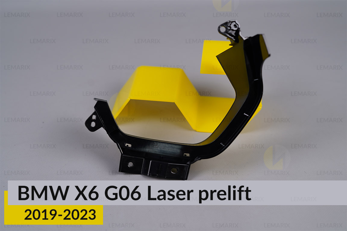 Декоративна маска під світловод лінзи велика BMW X6 G06 Laser (2019-2023) дорест права