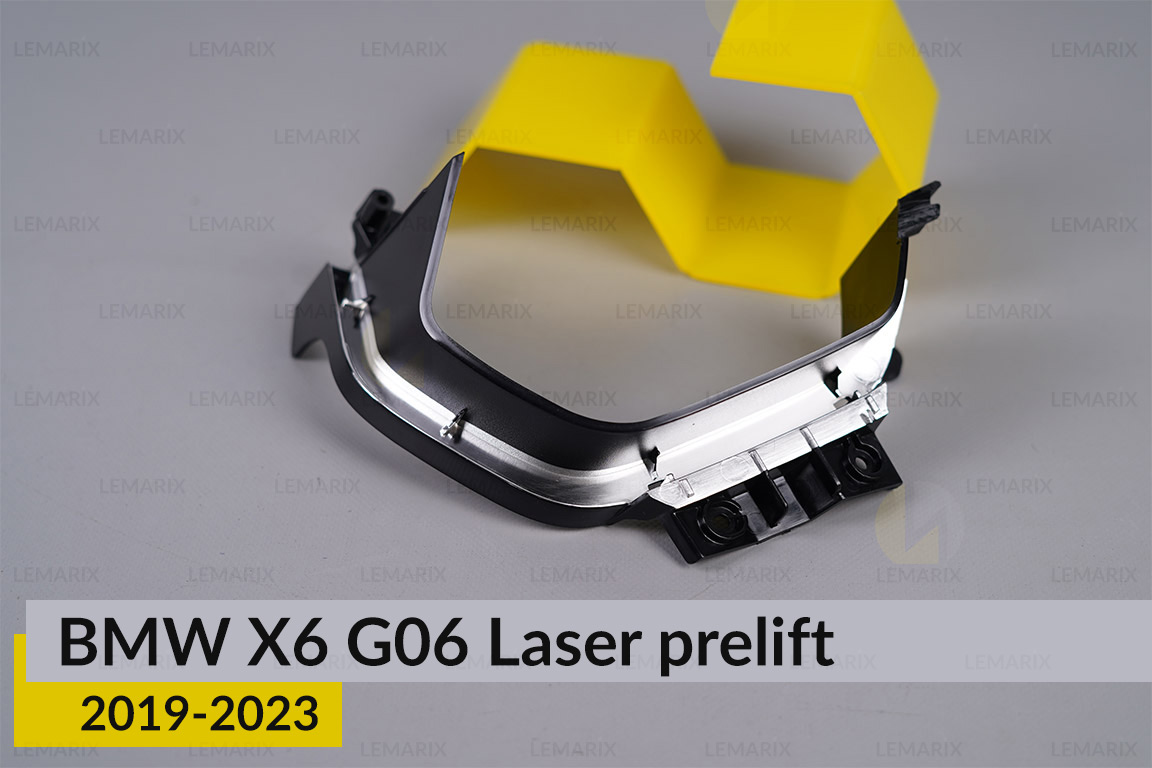 Декоративна маска під світловод лінзи велика BMW X6 G06 Laser (2019-2023) дорест права