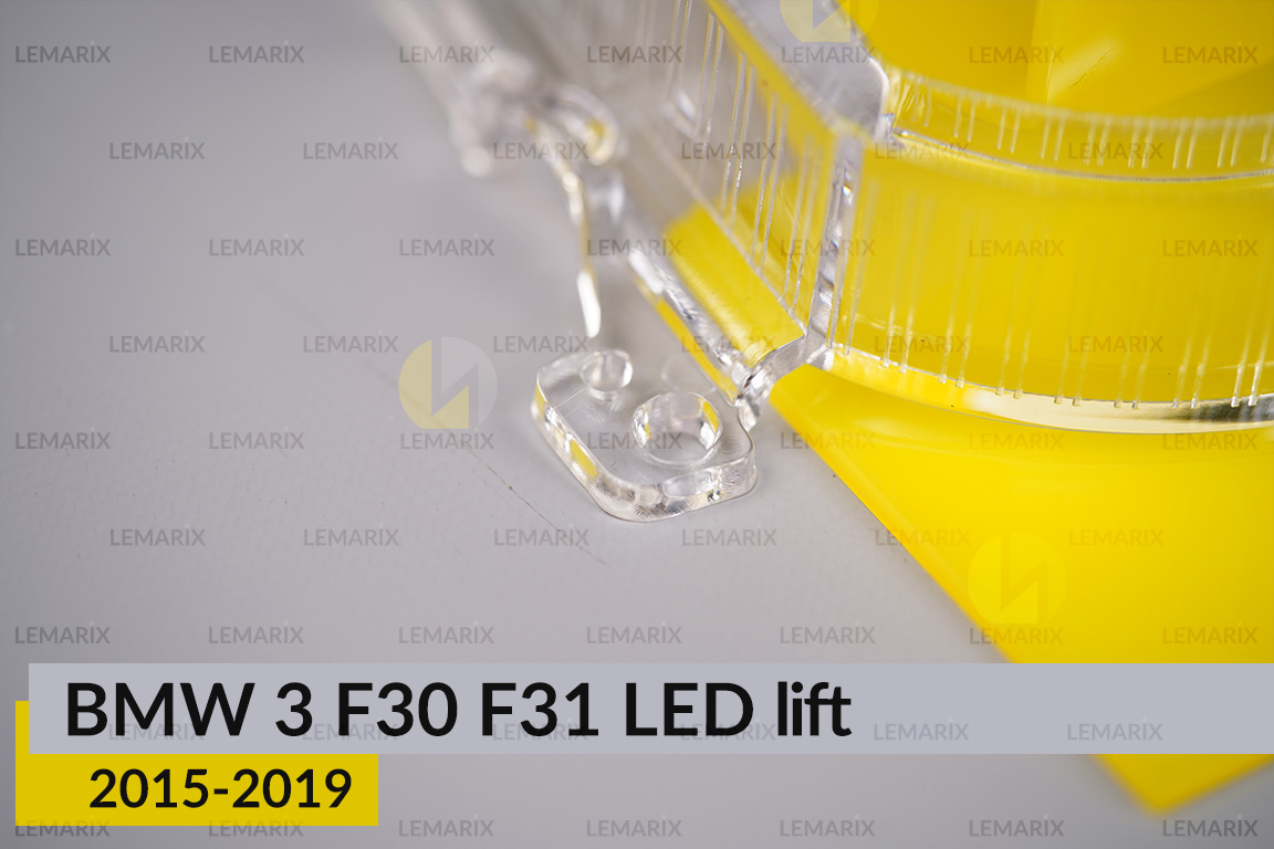 Блок світловода фари BMW 3 F30 F31 LED (2015-2019) рест малий внутрішній Icon Light 3D правий
