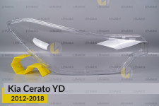 Стекло фары Kia Cerato YD (2012-2018) правое