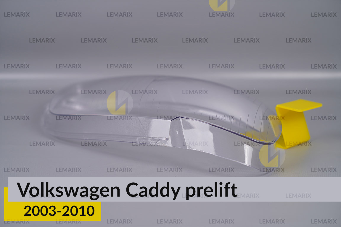 Скло фари VW Volkswagen Caddy (2003-2010) дорест праве
