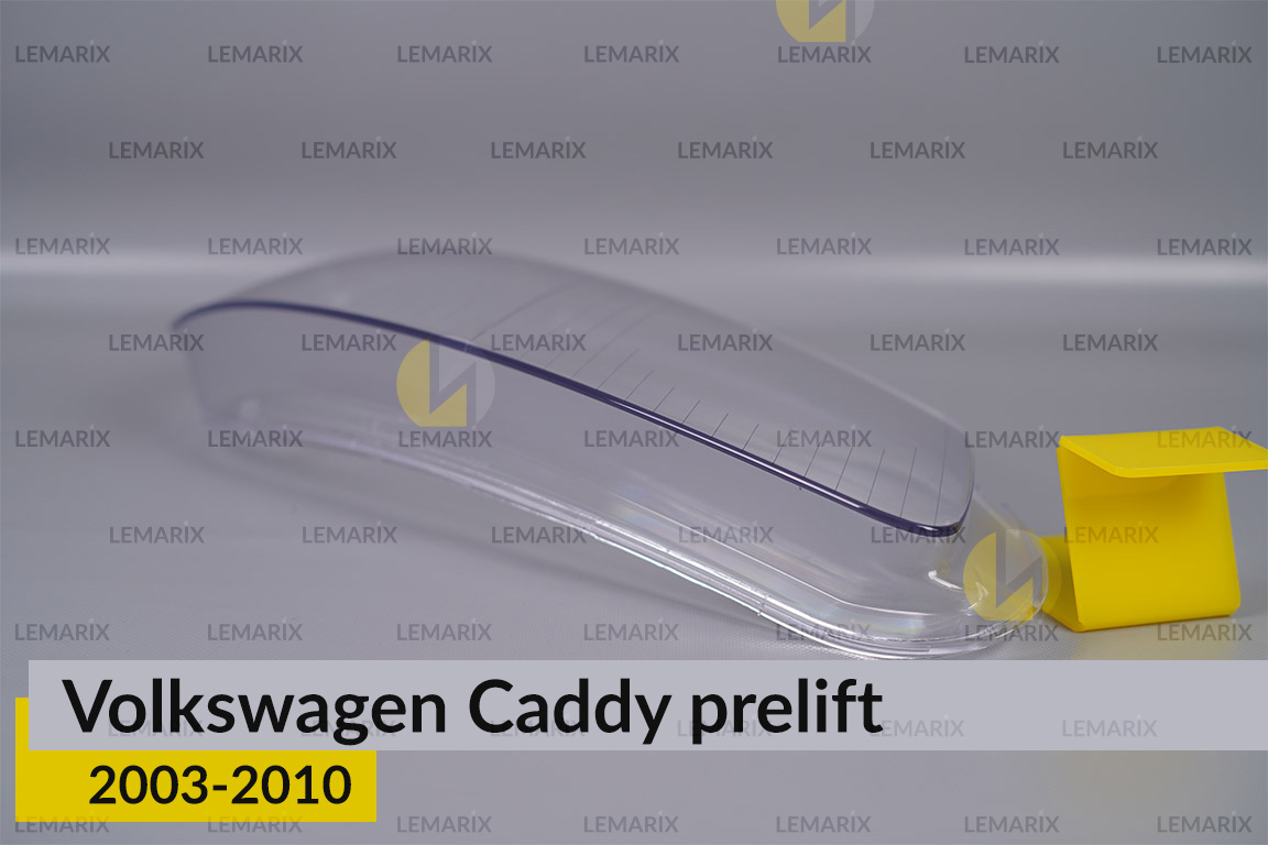 Скло фари VW Volkswagen Caddy (2003-2010) дорест праве