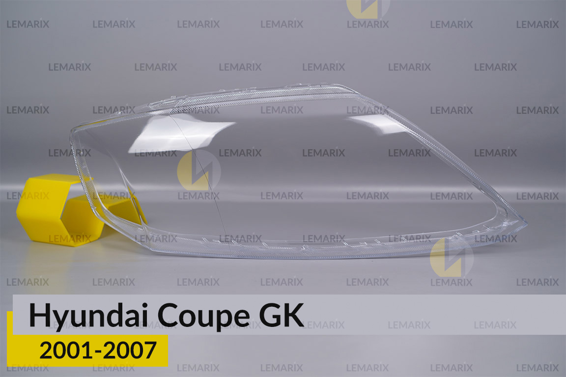 Стекло фары Hyundai Coupe GK (2001-2007) правое