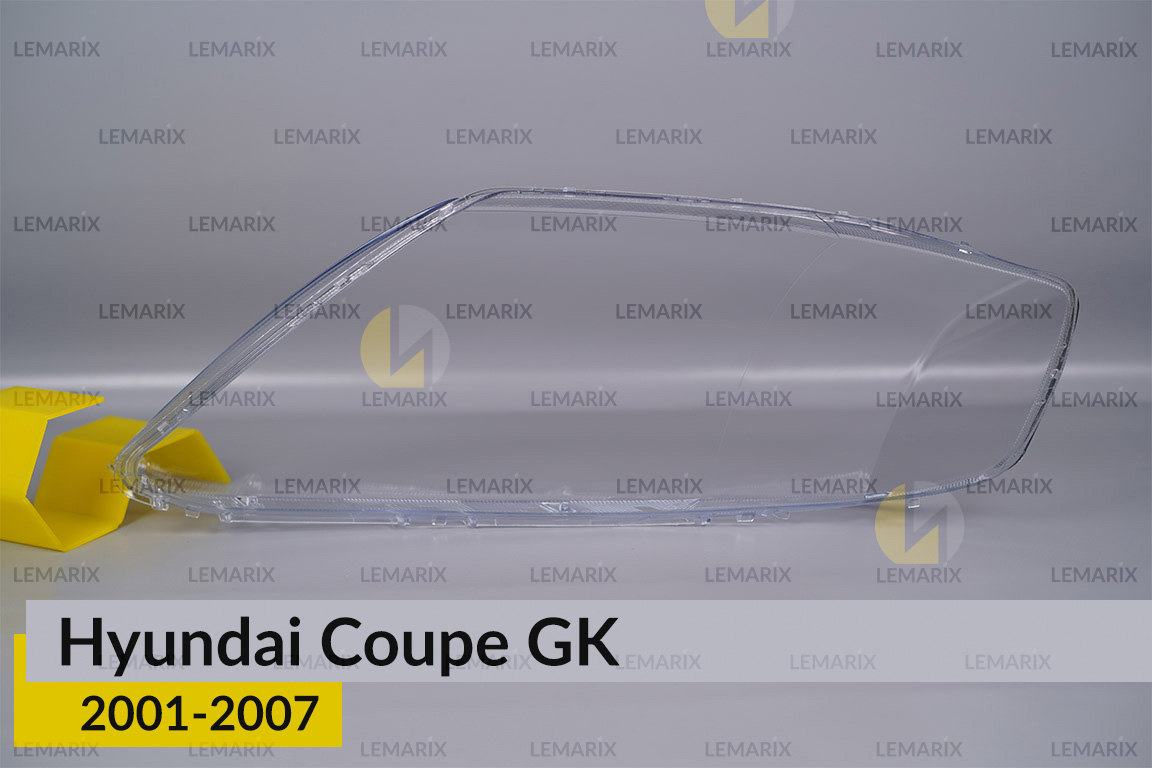 Стекло фары Hyundai Coupe GK (2001-2007) правое