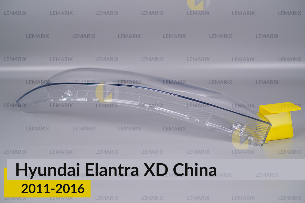 Скло фари Hyundai Elantra XD China (2011-2016) праве