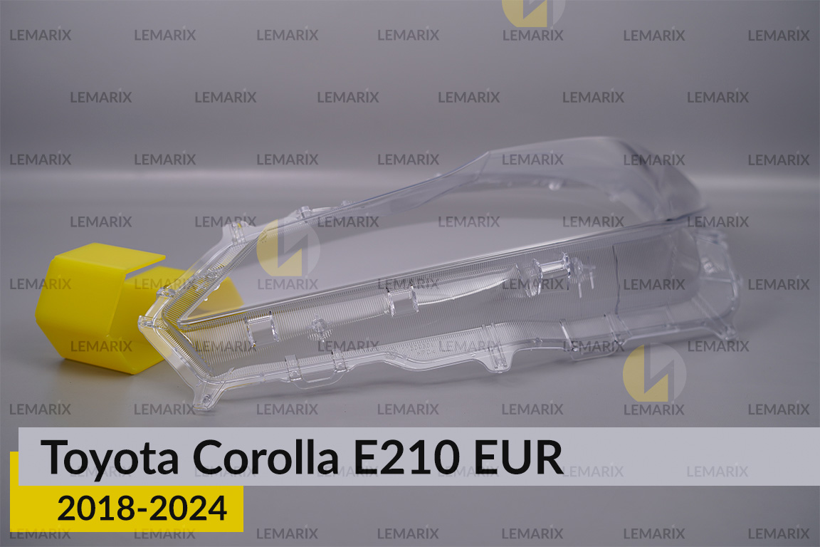 Скло фари Toyota Corolla E210 EUR (2018-2026) ліве