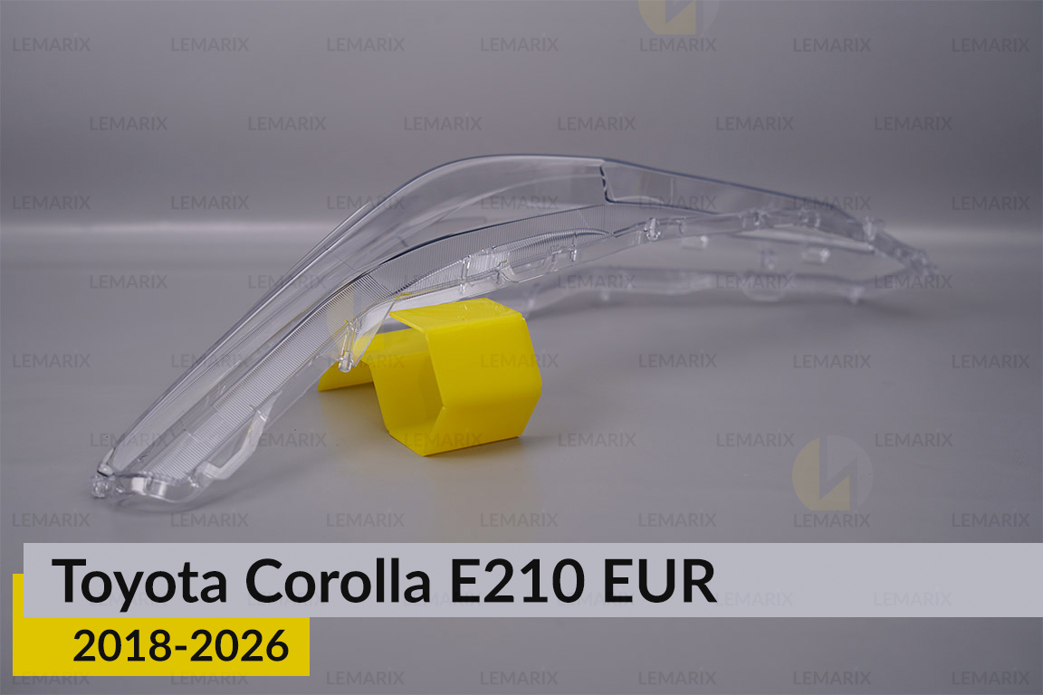 Скло фари Toyota Corolla E210 EUR (2018-2026) ліве