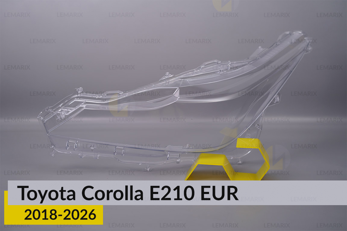 Скло фари Toyota Corolla E210 EUR (2018-2026) ліве