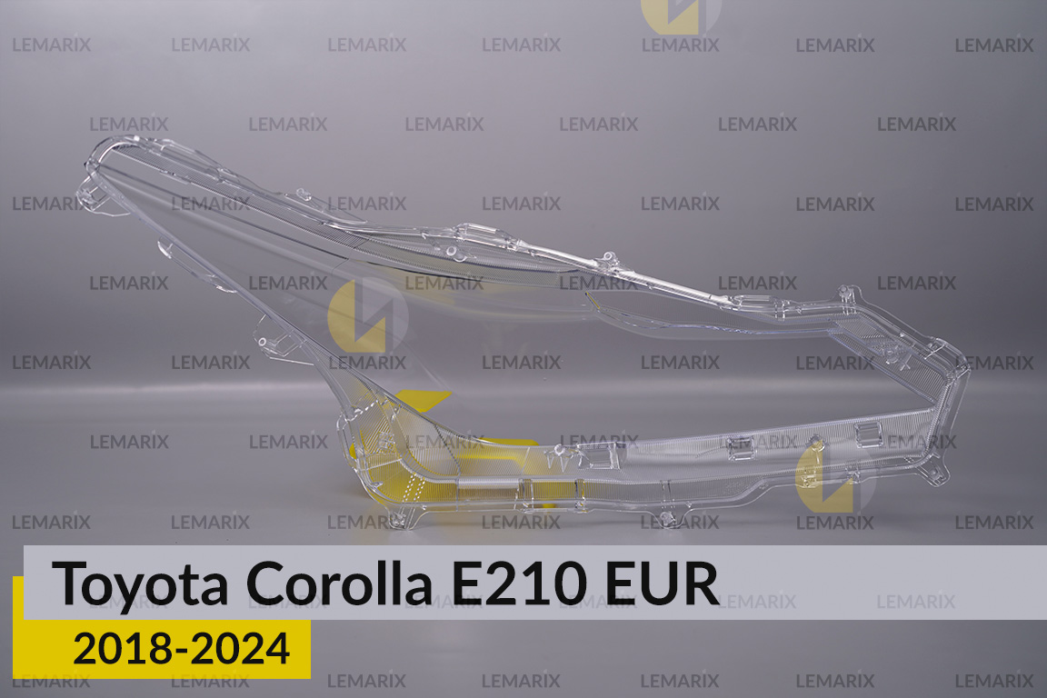 Скло фари Toyota Corolla E210 EUR (2018-2026) ліве