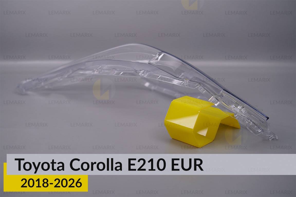 Скло фари Toyota Corolla E210 EUR (2018-2026) ліве