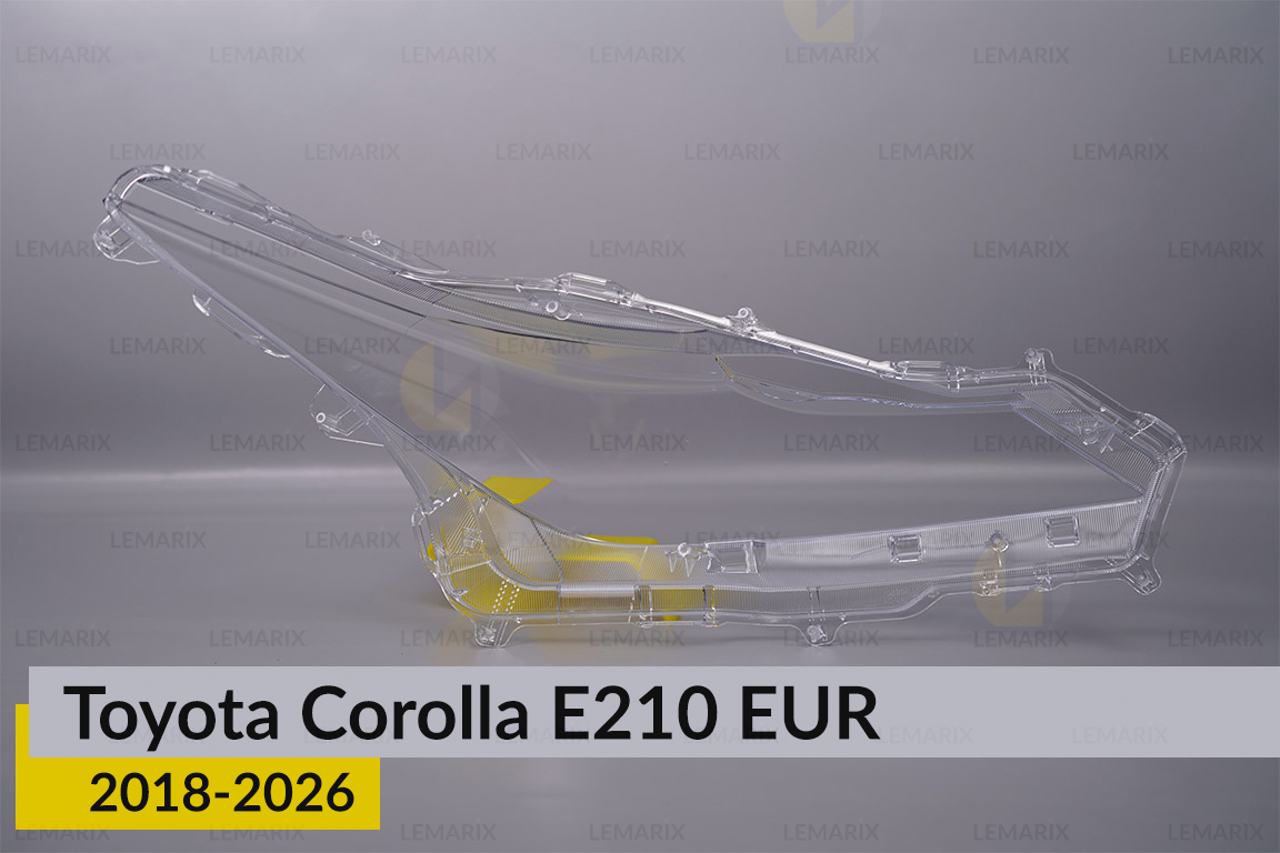 Скло фари Toyota Corolla E210 EUR (2018-2026) ліве