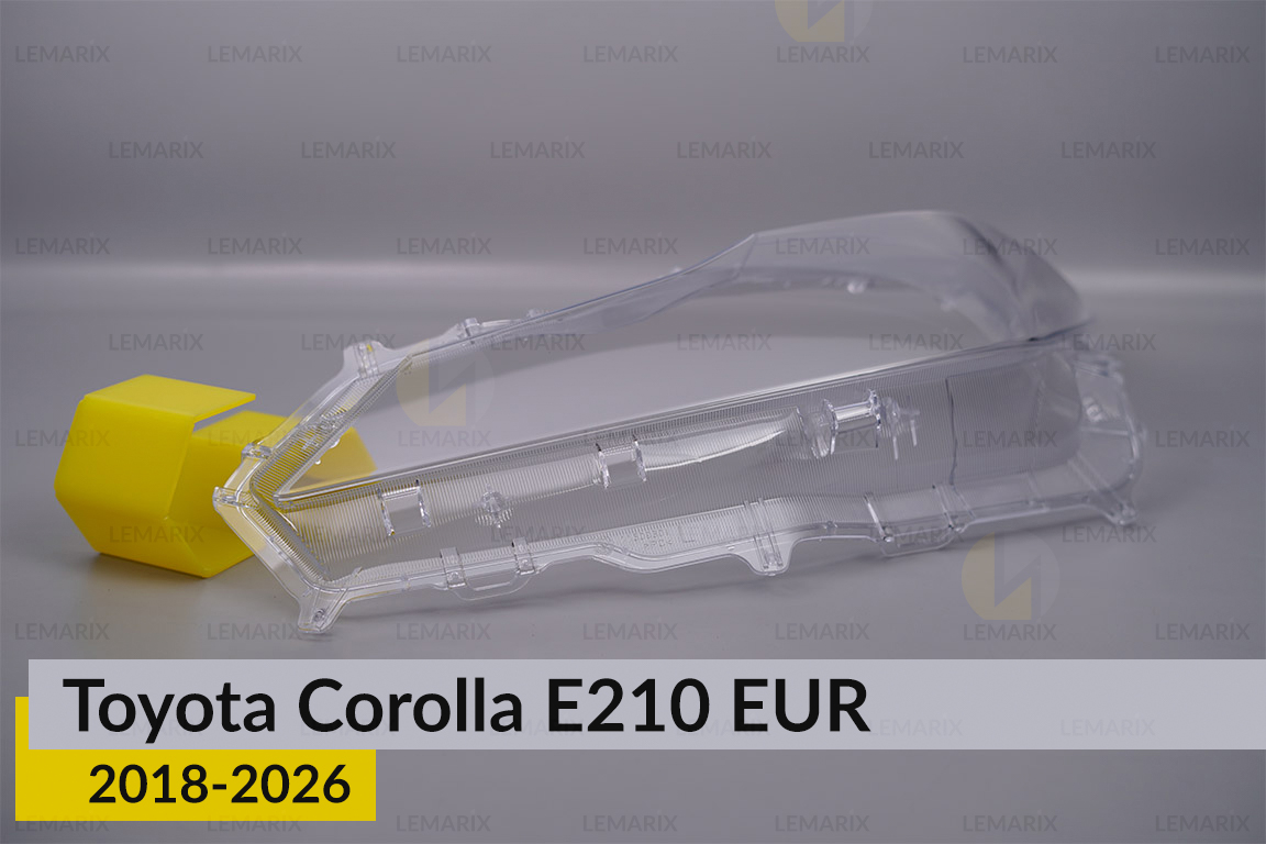 Скло фари Toyota Corolla E210 EUR (2018-2026) ліве