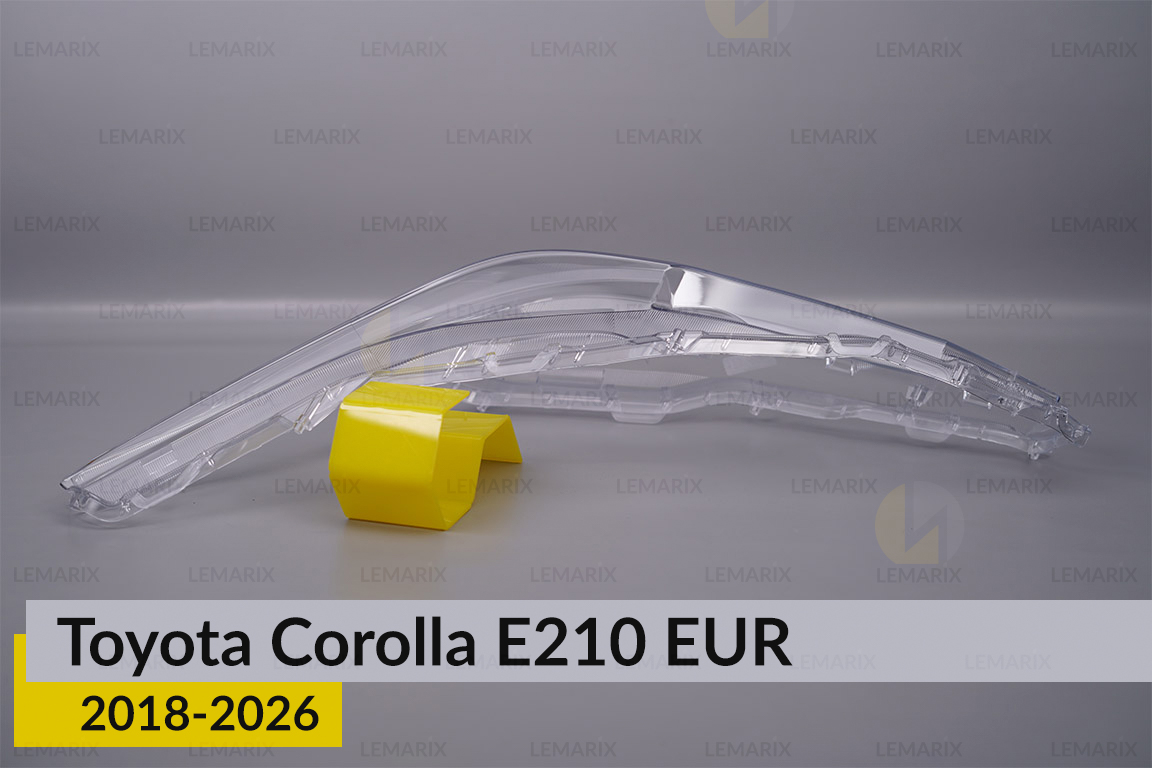 Скло фари Toyota Corolla E210 EUR (2018-2026) ліве