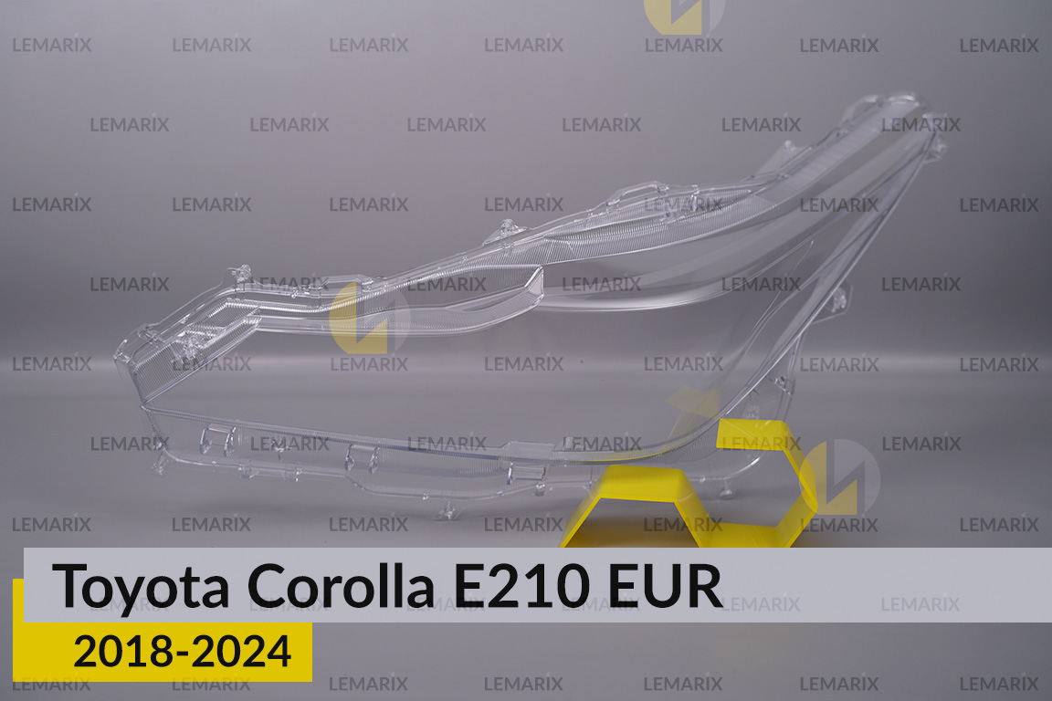 Стекло фары Toyota Corolla E210 EUR (2018-2026) левое