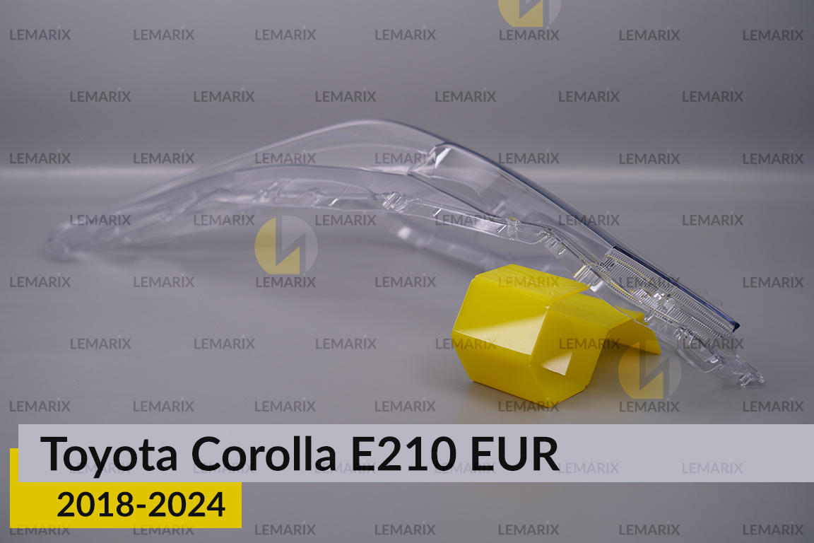 Стекло фары Toyota Corolla E210 EUR (2018-2026) левое