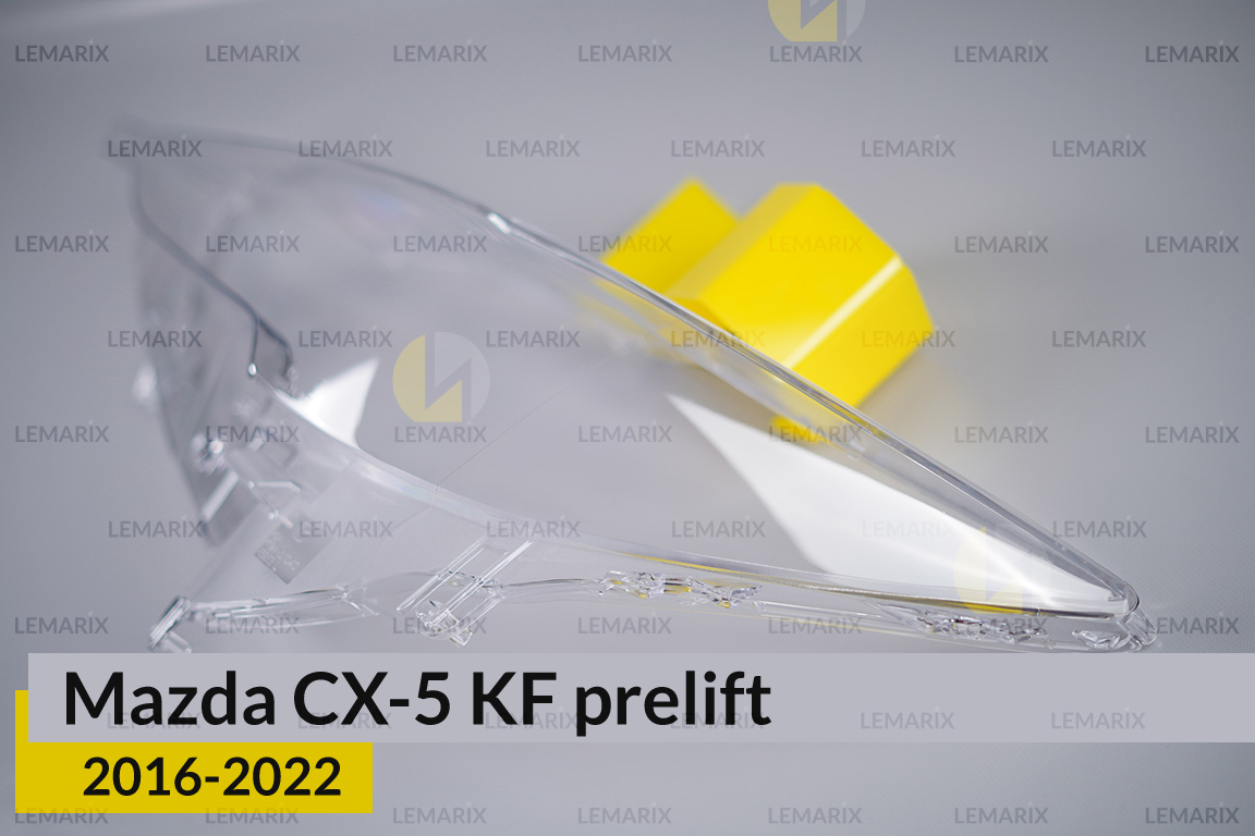 Скло фари Mazda CX-5 KF (2016-2022) дорест ліве