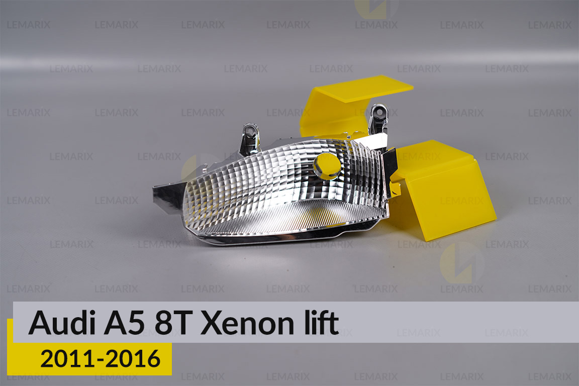 Хромована маска рефлектора Audi A5 8T Xenon (2011-2016) рест ліва