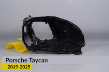 Корпус фары Porsche Taycan (2019-2025) дорест правый