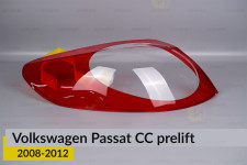 Скло заднього ліхтаря зовнішнє в крилі VW Volkswagen Passat CC (2008-2012) дорест ліве