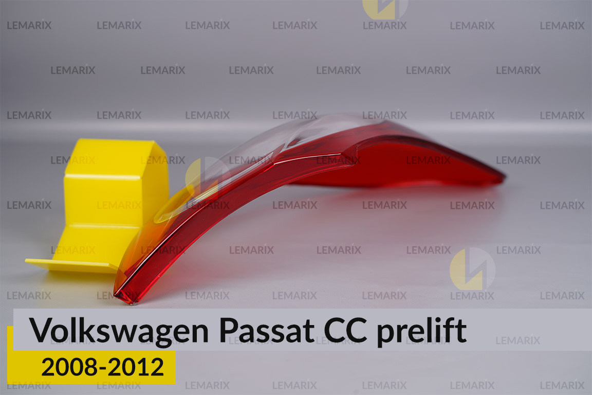 Скло заднього ліхтаря зовнішнє в крилі VW Volkswagen Passat CC (2008-2012) дорест ліве