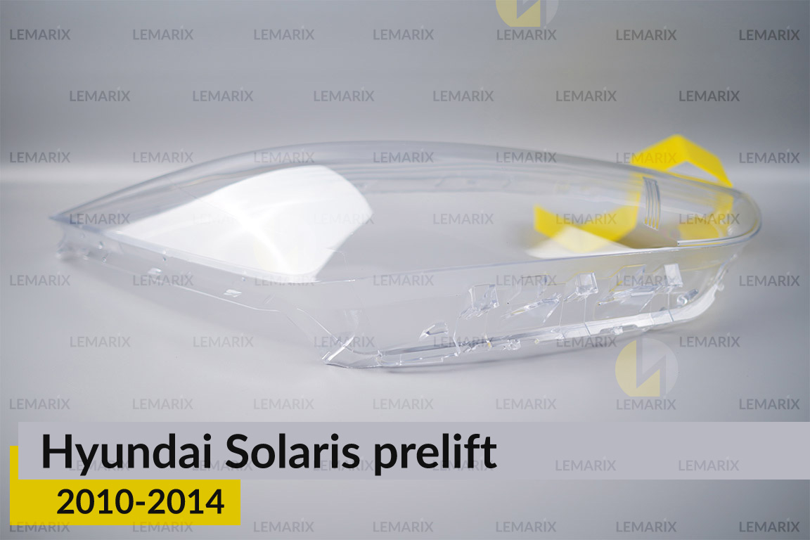 Скло фари Hyundai Solaris (2010-2014) дорест праве
