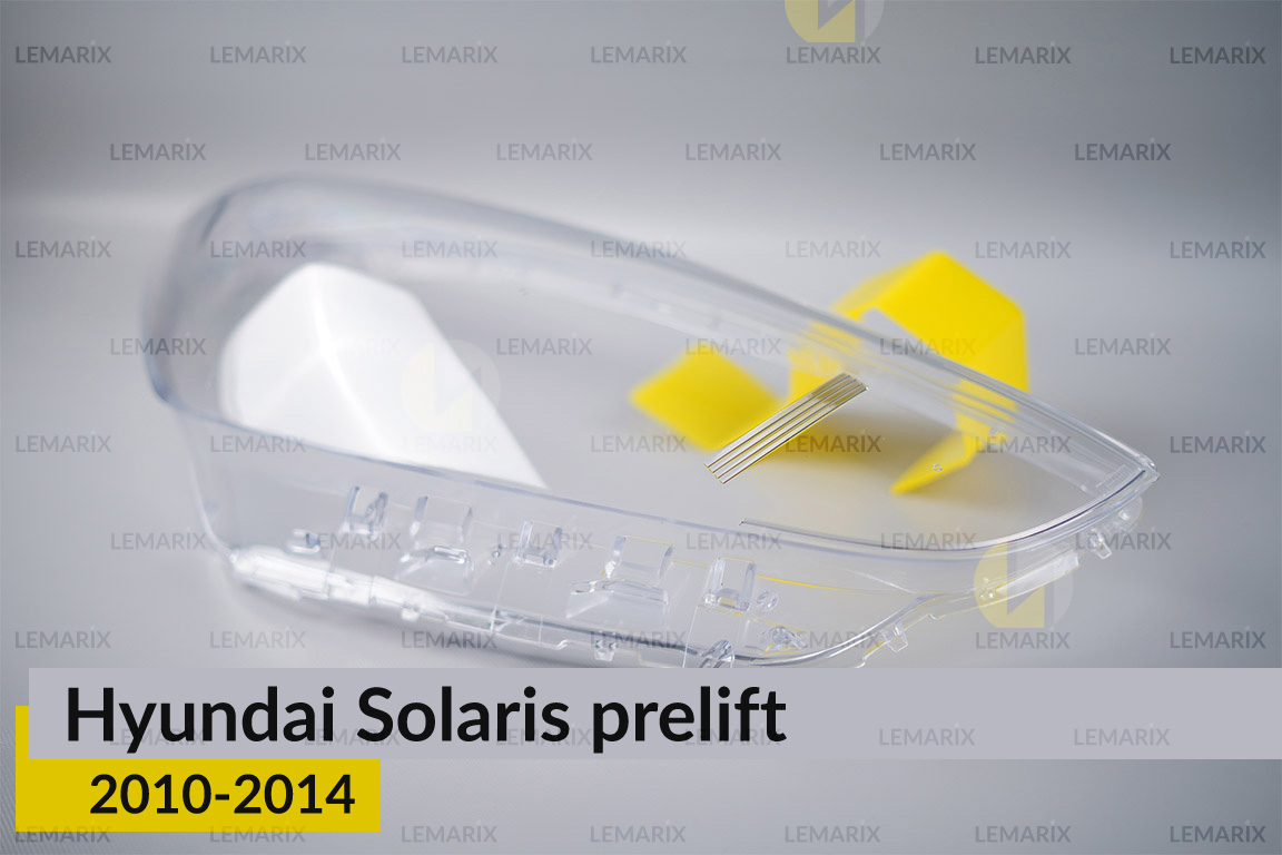 Скло фари Hyundai Solaris (2010-2014) дорест праве