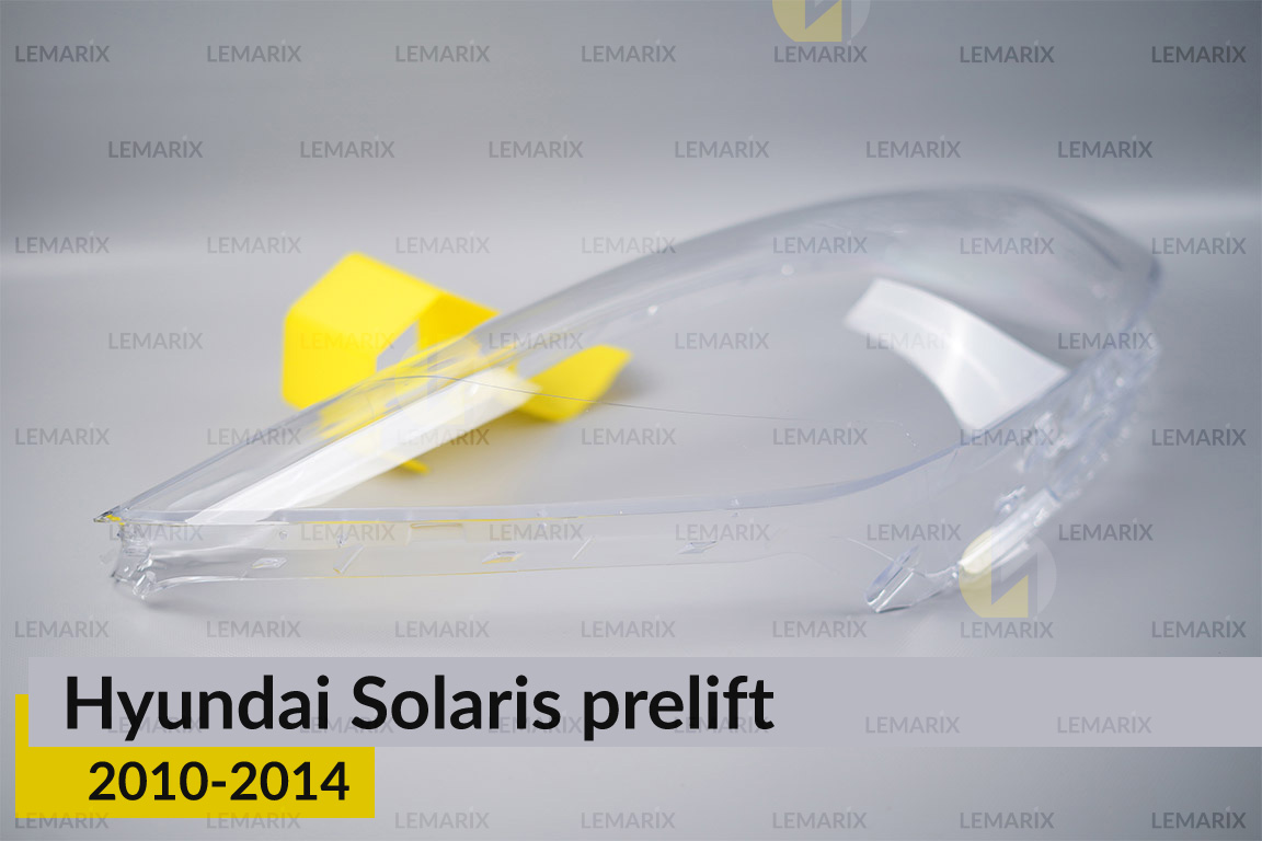 Скло фари Hyundai Solaris (2010-2014) дорест праве
