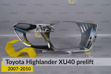 Хромована декоративна маска Toyota Highlander XU40 (2007-2010) дорест права