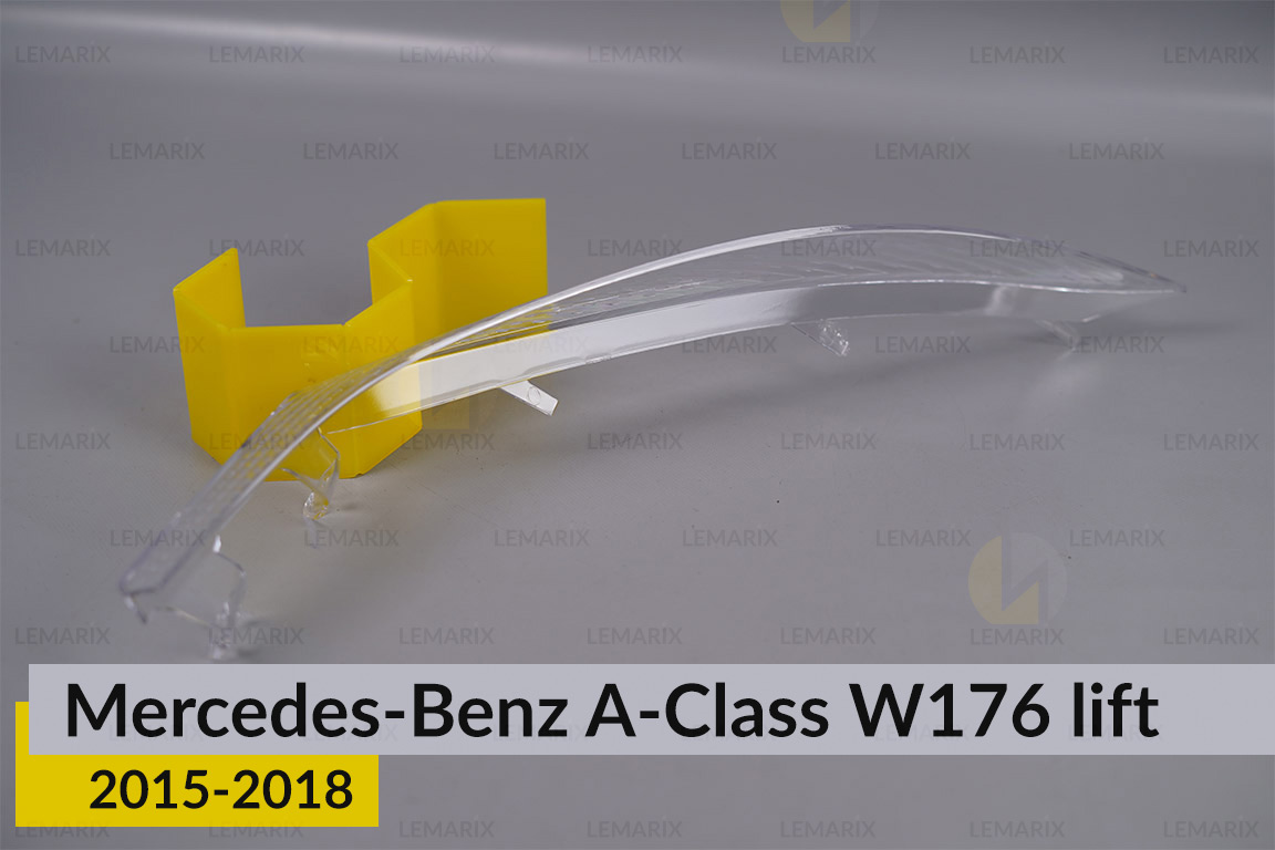 Декоративний абажур фари верхній Mercedes-Benz A-Class W176 (2015-2018) рест лівий