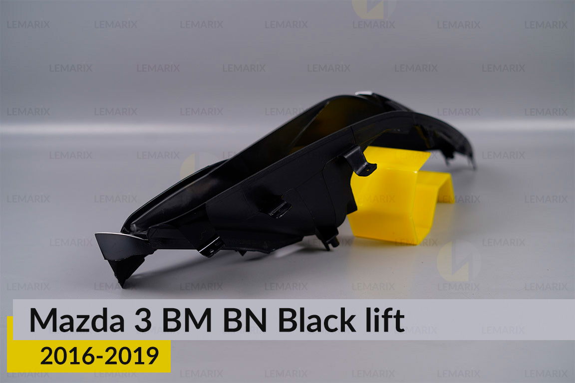 Декоративна маска Mazda 3 BM BN Black (2016-2019) рест ліва