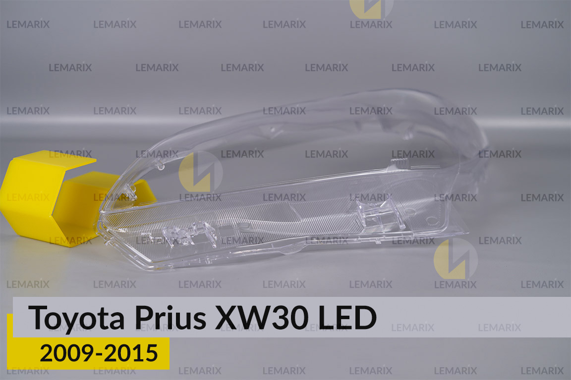 Скло фари Toyota Prius XW30 LED (2009-2015) ліве