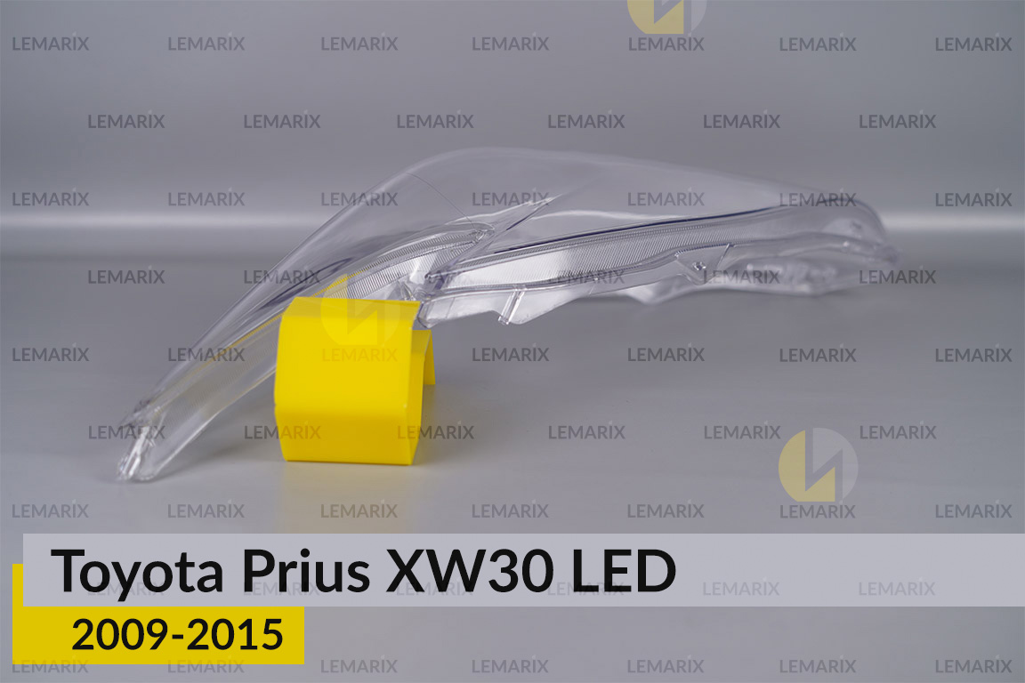 Скло фари Toyota Prius XW30 LED (2009-2015) ліве