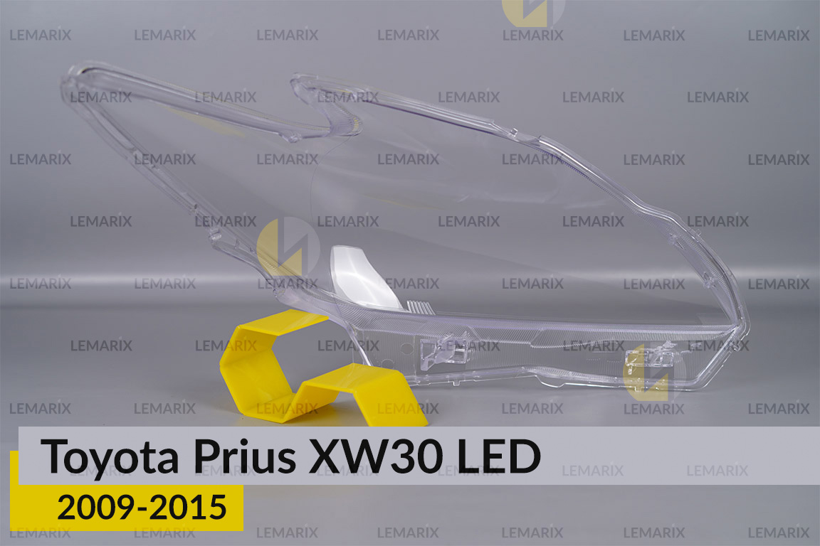 Скло фари Toyota Prius XW30 LED (2009-2015) ліве