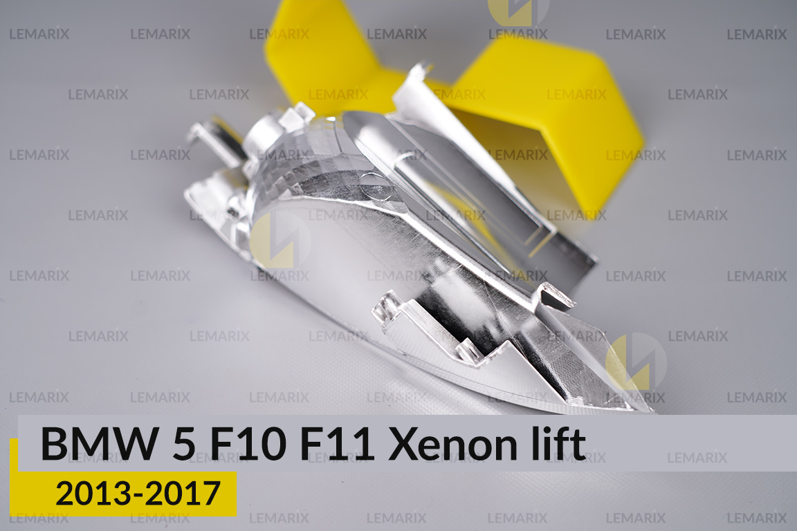 Хромований покажчик повороту BMW 5 F10 F11 Xenon (2013-2017) рест лівий