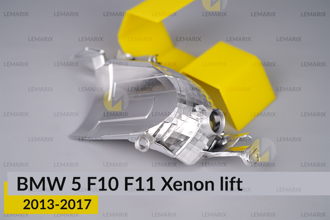 Хромований покажчик повороту BMW 5 F10 F11 Xenon (2013-2017) рест лівий