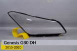 Скло фари Genesis G80 DH (2015-2020) праве