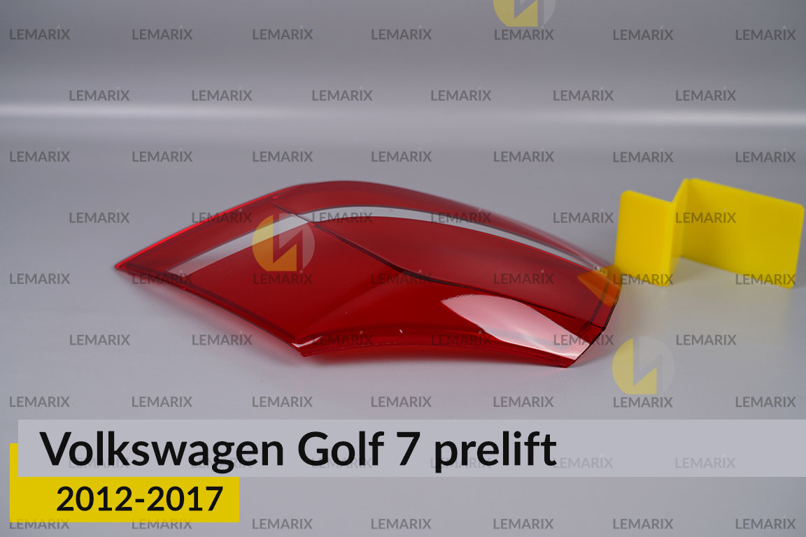 Скло заднього ліхтаря зовнішнє в крилі VW Volkswagen Golf 7 (2012-2017) дорест праве