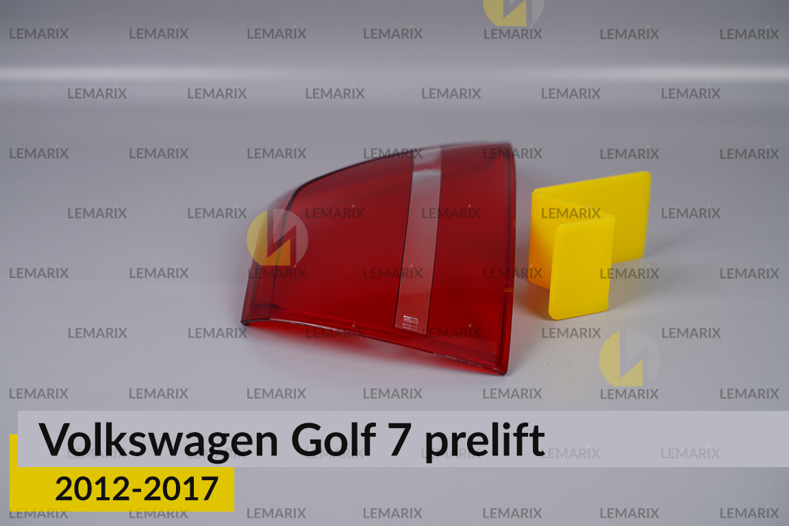 Скло заднього ліхтаря зовнішнє в крилі VW Volkswagen Golf 7 (2012-2017) дорест праве