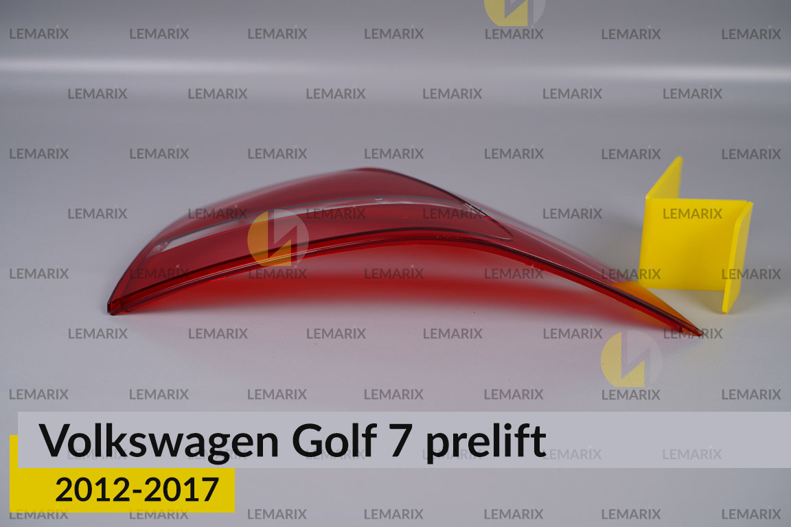 Скло заднього ліхтаря зовнішнє в крилі VW Volkswagen Golf 7 (2012-2017) дорест праве
