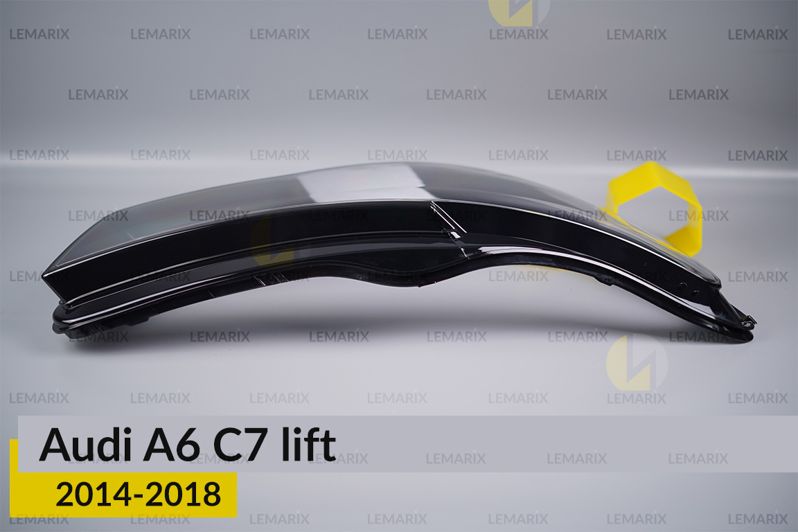 Скло фари Audi A6 C7 (2014-2018) рест праве