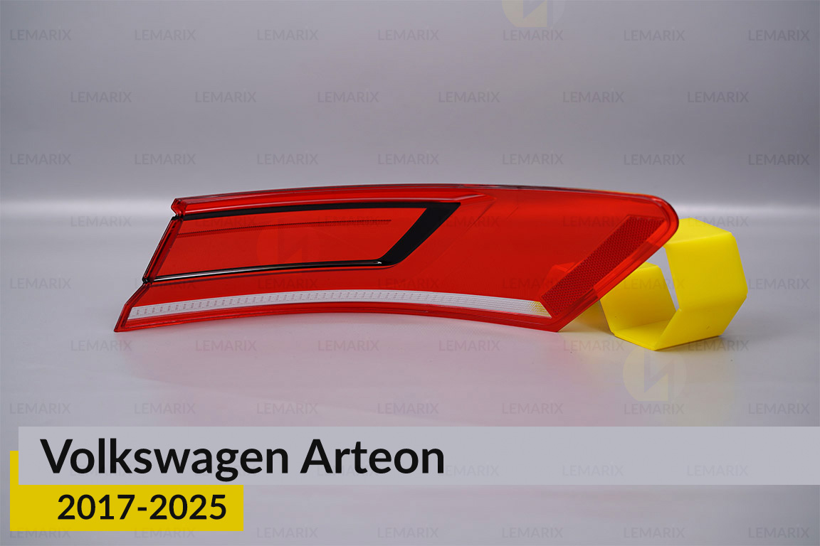 Стекло заднего фонаря внешнее в крыле VW Volkswagen Arteon (2017-2025) левое