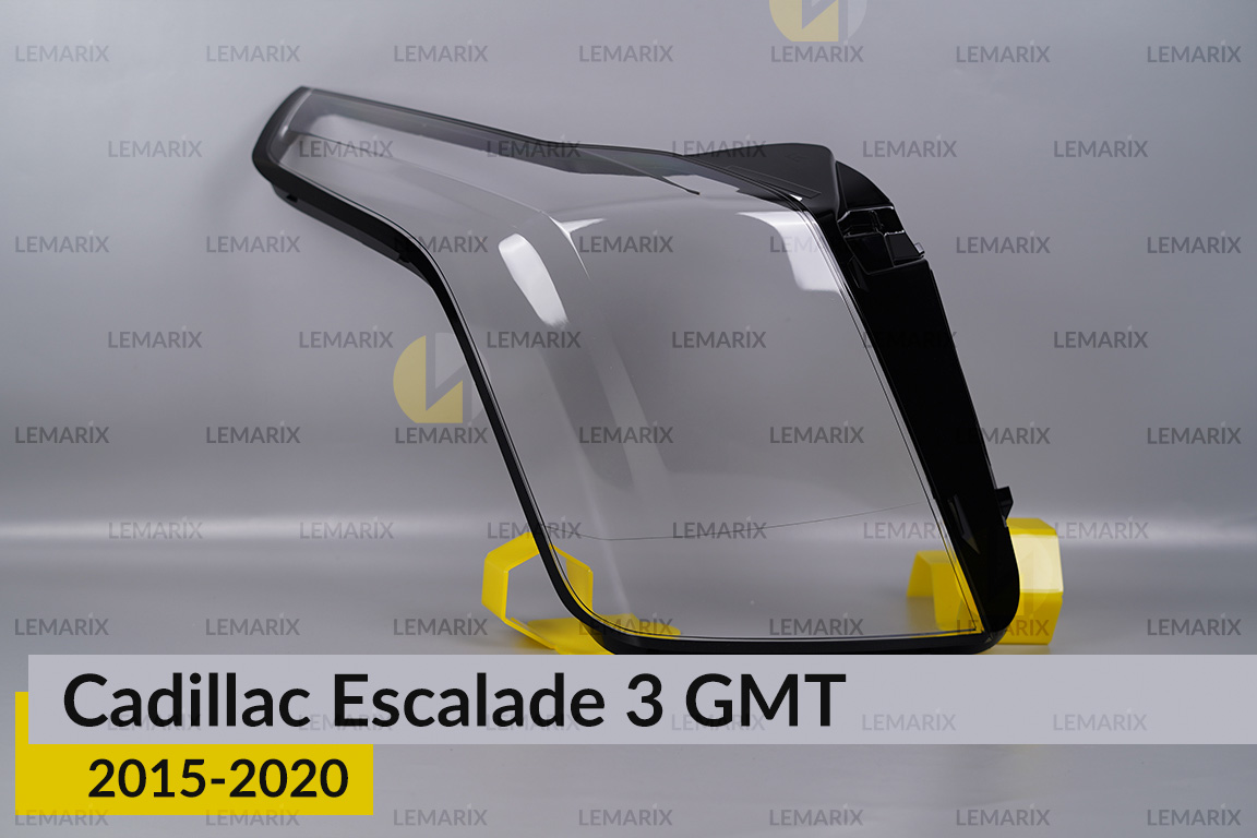Скло фари Cadillac Escalade 3 GMT (2015-2020) праве