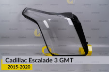 Скло фари Cadillac Escalade 3 GMT (2015-2020) праве