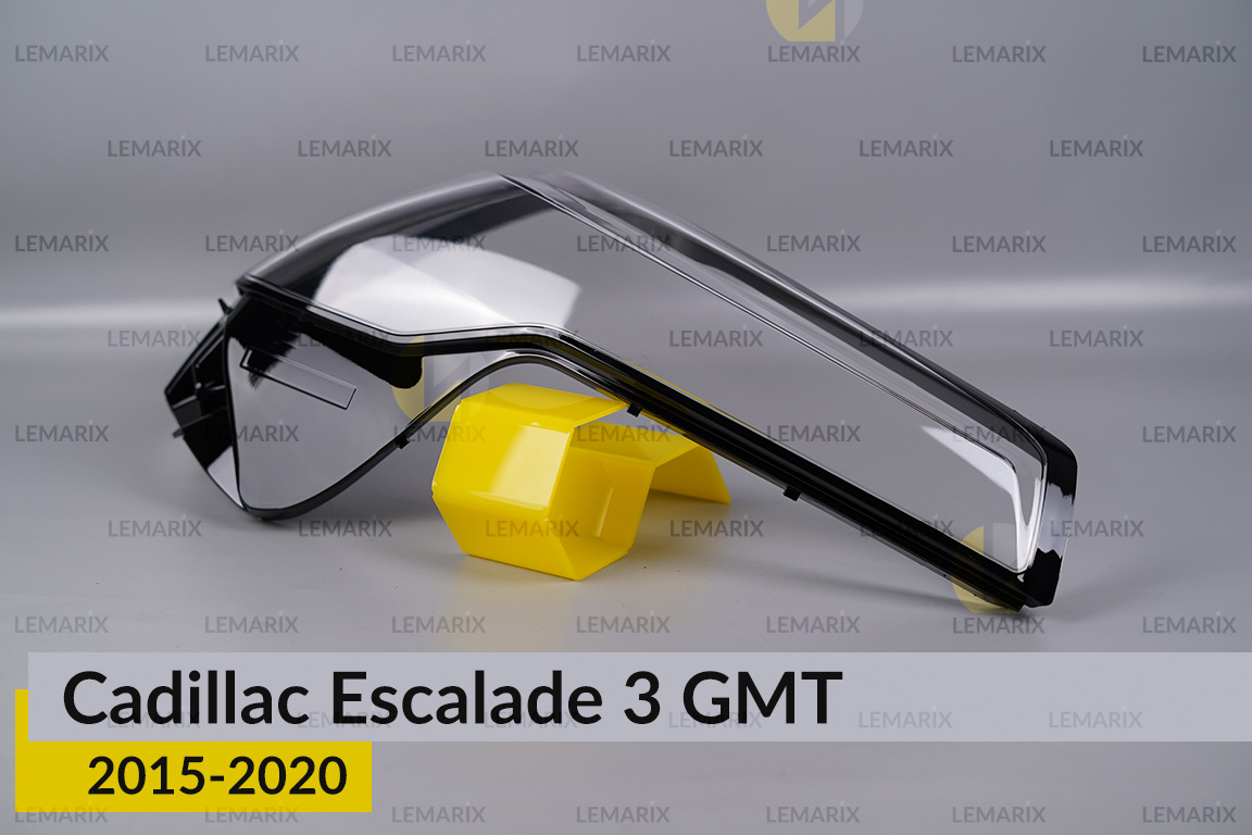 Скло фари Cadillac Escalade 3 GMT (2015-2020) праве