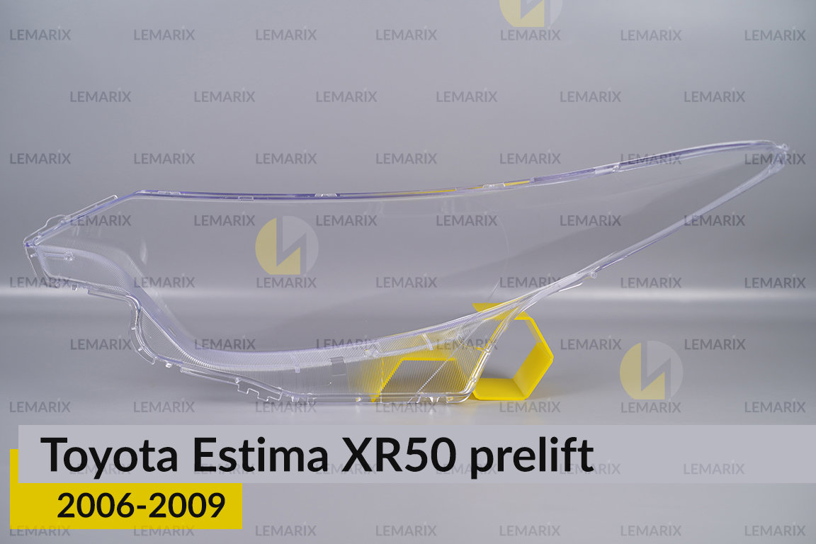Скло фари Toyota Estima XR50 (2006-2009) дорест праве