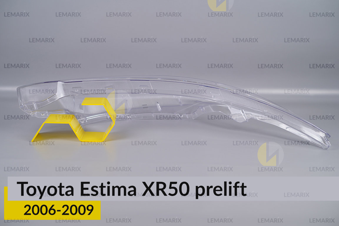 Скло фари Toyota Estima XR50 (2006-2009) дорест праве