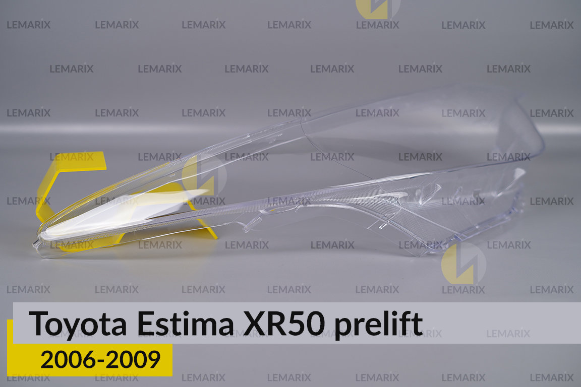 Скло фари Toyota Estima XR50 (2006-2009) дорест праве