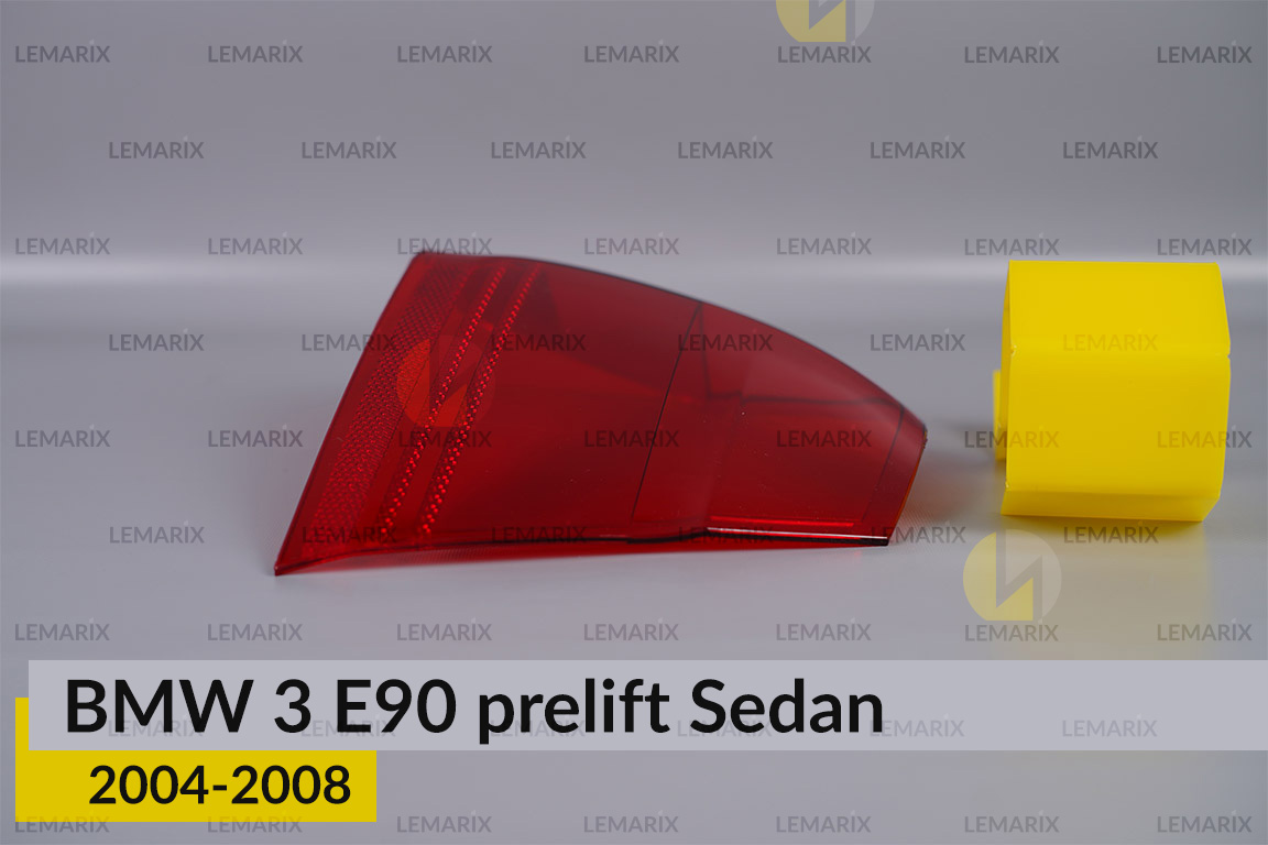 Скло заднього ліхтаря зовнішнє в крилі BMW 3 E90 Sedan (2004-2008) дорест ліве
